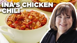 Ina Gartens 5Star Chicken Chili Recipe  Barefoot Contessa  Food Network [upl. by Anisamoht623]