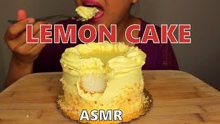 ASMR Lemon Cake Eating Soundsquot MUKBANG [upl. by Aled645]