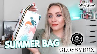 GLOSSYBOX SUMMER BAG 2022 UNBOXING amp DISCOUNT CODE  MISS BOUX [upl. by Nylasoj]