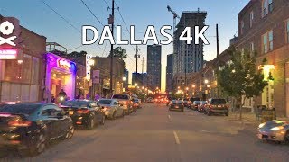 Dallas 4K  Night Drive  Driving Downtown  USA [upl. by Acalia809]