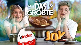 DAS GRÖßTE KINDER JOY DER WELT  Emys Backstübchen  Joeys Jungle [upl. by Ilera]