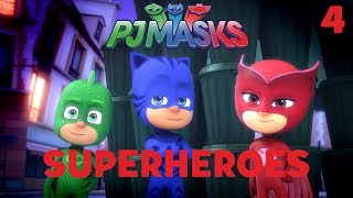 Superheroes Compilation Part 4  PJ Masks  Disney Junior [upl. by Mackler]