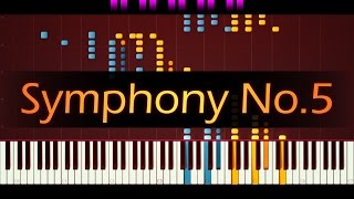 Symphony No 5 Piano  BEETHOVEN [upl. by Gutow]