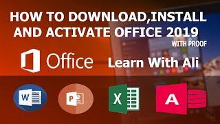 How to Download Install and Activate MS Office 2019 PRO PLUS Full Version  With PROOF [upl. by Ahsilat981]