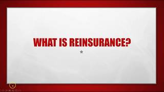 What is Reinsurance  Insurance exam [upl. by Uzia]