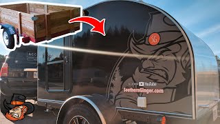 Teardrop Camper Build in less than 10min Timelapse [upl. by Eniarda]