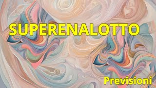 SUPERENALOTTO  previsioni [upl. by Atiuqehc]