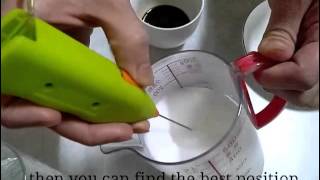 How To Make Latte Art with Mini Milk Frother [upl. by Euv785]