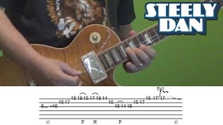 Steely Dan  Kid Charlemagne  Guitar Solo Lesson with Tabs [upl. by Arramas524]