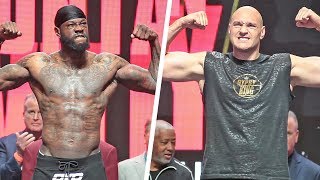 Deontay Wilder vs Tyson Fury II • FULL WEIGH IN amp FACE OFF • Heavyweight Championship Boxing [upl. by Atok124]