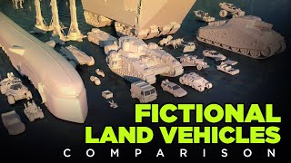 🚚 FICTIONAL Land VEHICLES  3D Real Scale 🚗 [upl. by Cykana]