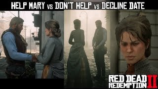 Help Mary VS Don’t Help Mary VS Decline Date VS Accept Date Fatherhood amp Other Dreams II RDR2 [upl. by Anwat]