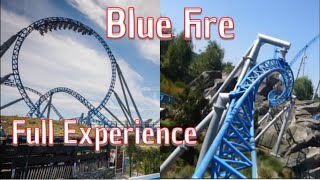 Blue Fire Full Experience Europa Park [upl. by Brigida731]