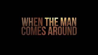 Johnny Cash  The Man Comes Around Lyric Video [upl. by Susanne483]