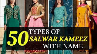 50 Different Types of Salwar Kameez With Name  Blossom Trends [upl. by Courcy]