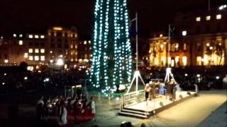 Tree Lighting Ceremony Trafalgar Square 2015 [upl. by Ydnem]