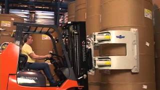 Cascade Paper Roll Clamps  Lift Truck Roll Handling [upl. by Dwayne771]