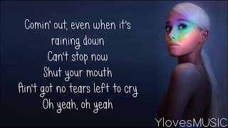 Ariana Grande  No Tears Left To Cry Lyrics [upl. by Limber]