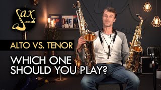 Alto Saxophone Vs Tenor Saxophone [upl. by Sig]