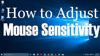 How to Adjust Mouse Sensitivity in Windows 10 and 11 [upl. by Ecirtahs]