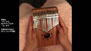 17音カリンバを買いました！さっそく弾いてみた！！ 卡林巴 kalimba [upl. by Hilten18]