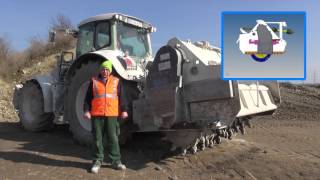 Soil stabilization grinder in hard practical use HD EN [upl. by Homans]