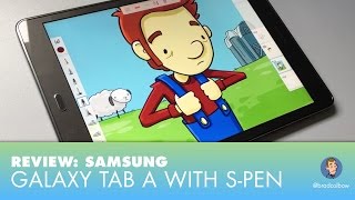 Drawing on the Samsung Galaxy Tab A with S pen  A Review [upl. by Duthie]