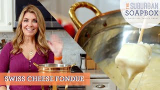 Easy Swiss Cheese Fondue Recipe [upl. by Vezza]