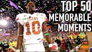 50 Most Memorable Moments in College Football History [upl. by Elizabeth]