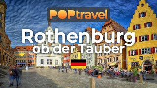 Walking in ROTHENBURG OB DER TAUBER  Germany 🇩🇪 4K 60fps UHD [upl. by Airotnahs534]