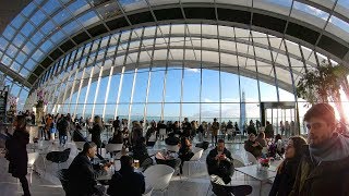 SKY GARDEN London Walk Tour with Spectacular City Views in 4K [upl. by Joice]