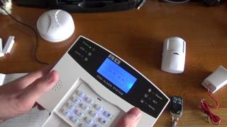 GSM Burglar Alarm Unboxing and Basic Setup [upl. by Wheeler254]