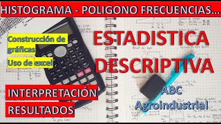 HISTOGRAMA Y POLÍGONO DE FRECUENCIAS  Construcción e INTERPRETACIÓN [upl. by Friday]