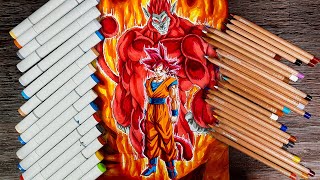 Drawing Goku God Great Ape Oozaru [upl. by Egin]