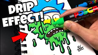 How To Draw The DRIP EFFECT Like A Pro Art Tutorial [upl. by Panthia653]