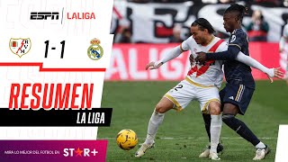 ¡EL RAYO SE LO EMPATÓ AL MERENGUE EN UN PARTIDAZO  Rayo Vallecano 11 Real Madrid  RESUMEN [upl. by Iduj]