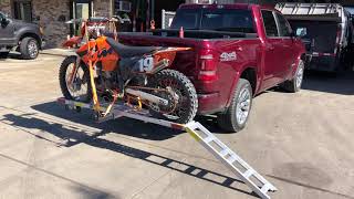 Harbor Freight Motorcycle Carrier Review amp Tips  Ktm 125sx [upl. by Notslar]