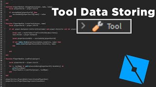 How to Save Tools using Data Stores  Roblox Studio [upl. by Mauricio]