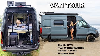 VAN TOUR  Winnebago Revel 4x4 2021 Our VAN LIFE Essentials [upl. by Aisya24]