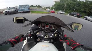 2011 Suzuki Hayabusa GSX1300R test drive review [upl. by Snej988]