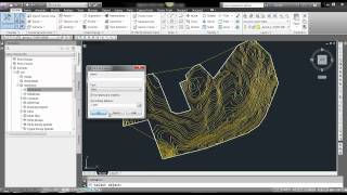 How to create surface from polylines in Civil 3Dmp4 [upl. by Hcirdla]