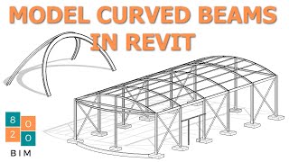 How to Model Curved Beams in Revit [upl. by Guinn388]