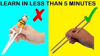 How To Use Chopsticks Immediately  Easily Explained [upl. by Ashlen]