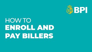 How to enroll and pay billers  BPI Online  2021 [upl. by Hcirdeirf]