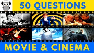 Movie amp Cinema Quiz Trivia  50 Questions  Do You Know  Pub Quiz [upl. by Dnalrah]