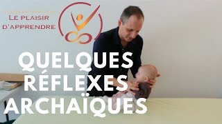 Quelques réflexes archaïques sur un bébé [upl. by Iah]