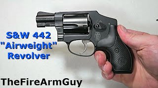 SampW 442 Airweight 38 Special Revolver  TheFireArmGuy [upl. by Sucirdor]