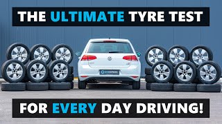 12 of the BEST car tyres for every day driving tested and reviewed [upl. by Ottie]