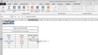 How to use OR function in Excel [upl. by Tenenbaum]