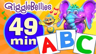 ABC Song  Nursery Rhymes  Alphabet Rhyme by GiggleBellies [upl. by Nessah880]